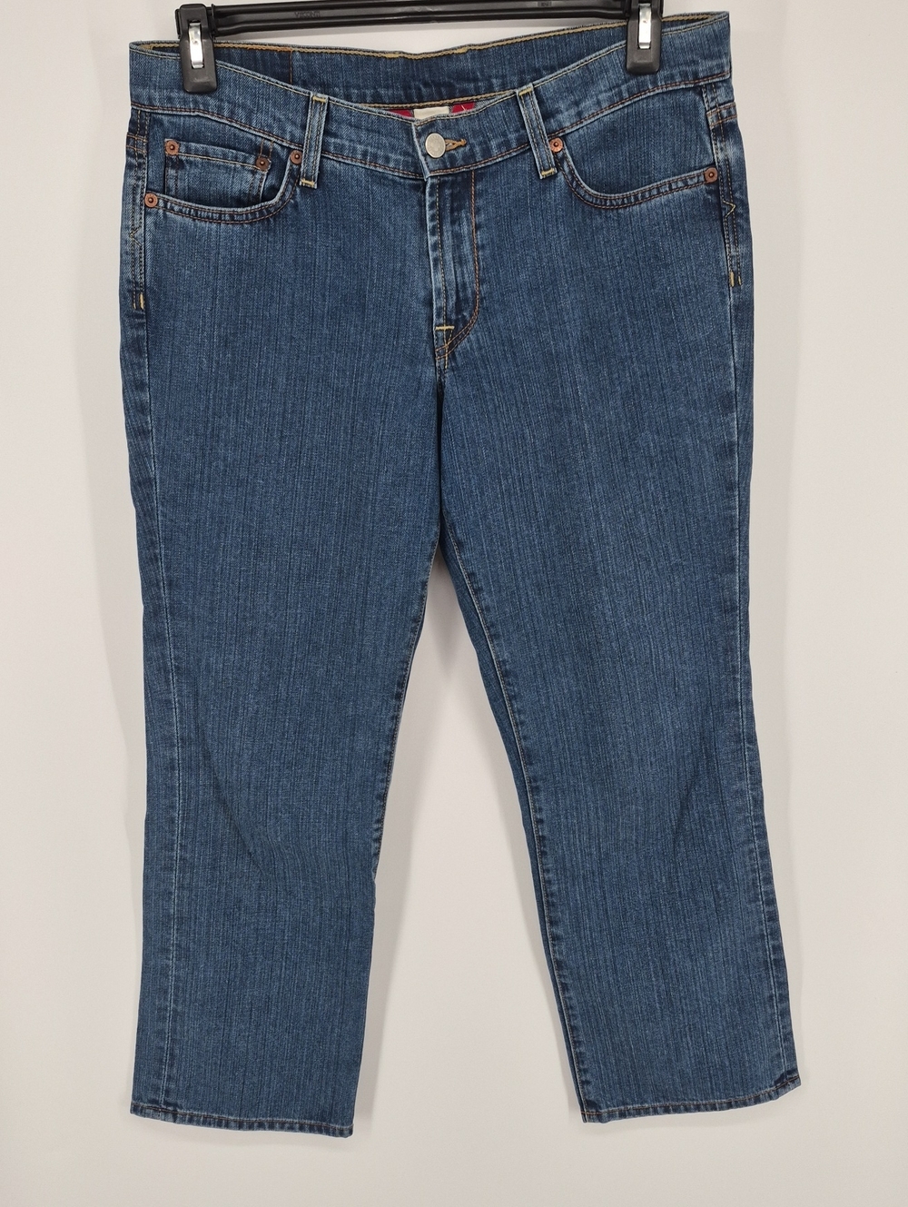 Lucky Brand Sweet N' Low Capri Jeans Women Size 10/30 Vintage Made USA Med Wash